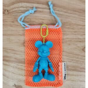 BaubleBar X Disney Mickey Mouse Bag Charm Sport Edition Cyan MSRP $48 NEW